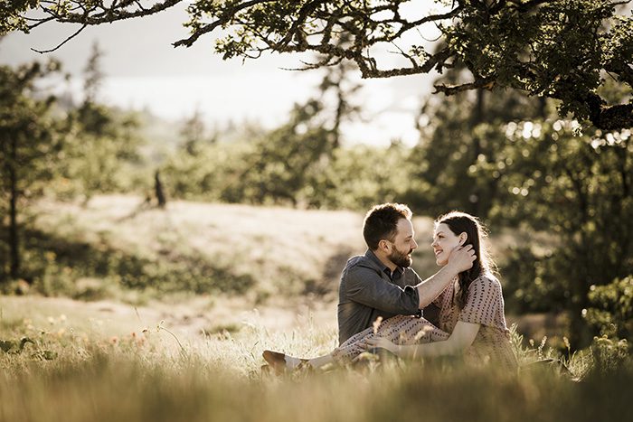 Columbia Gorge Engagement Session