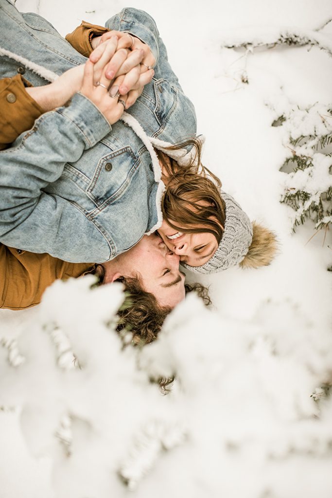 Bend Oregon Winter Engagement Photos