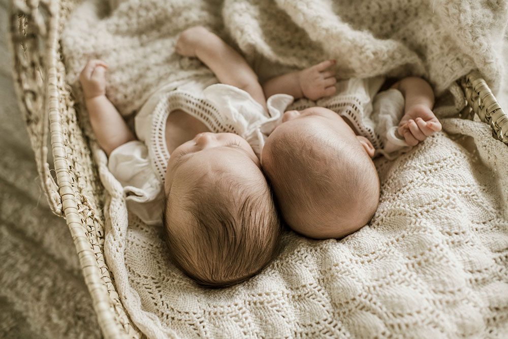 newborn twins bend family photographer