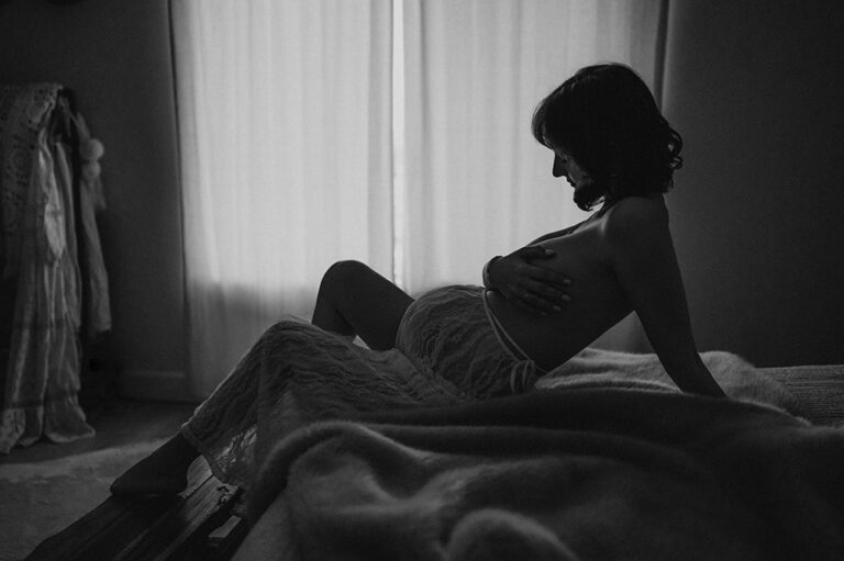 Studio maternity boudoir photography bend oregon