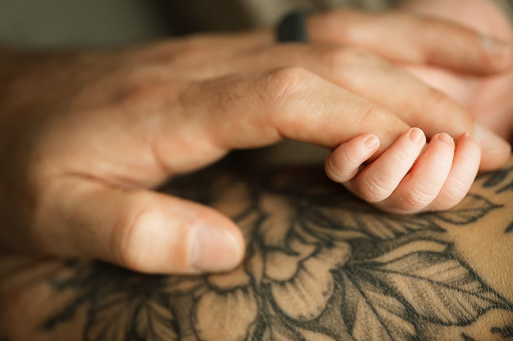Newborn photos in Bend Oregon studio